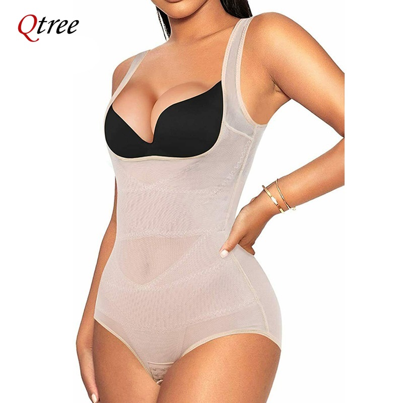 Shapewear Bodysuit Firm - Qtree Fajas Reductoras kobiety urządzenie do