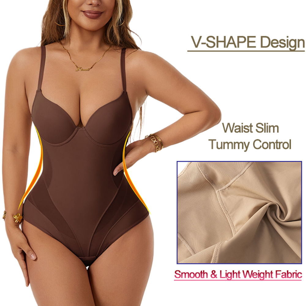 Damskie bezszwowe body kompres – Shapewear Bodysuit Firm recenzja i cena