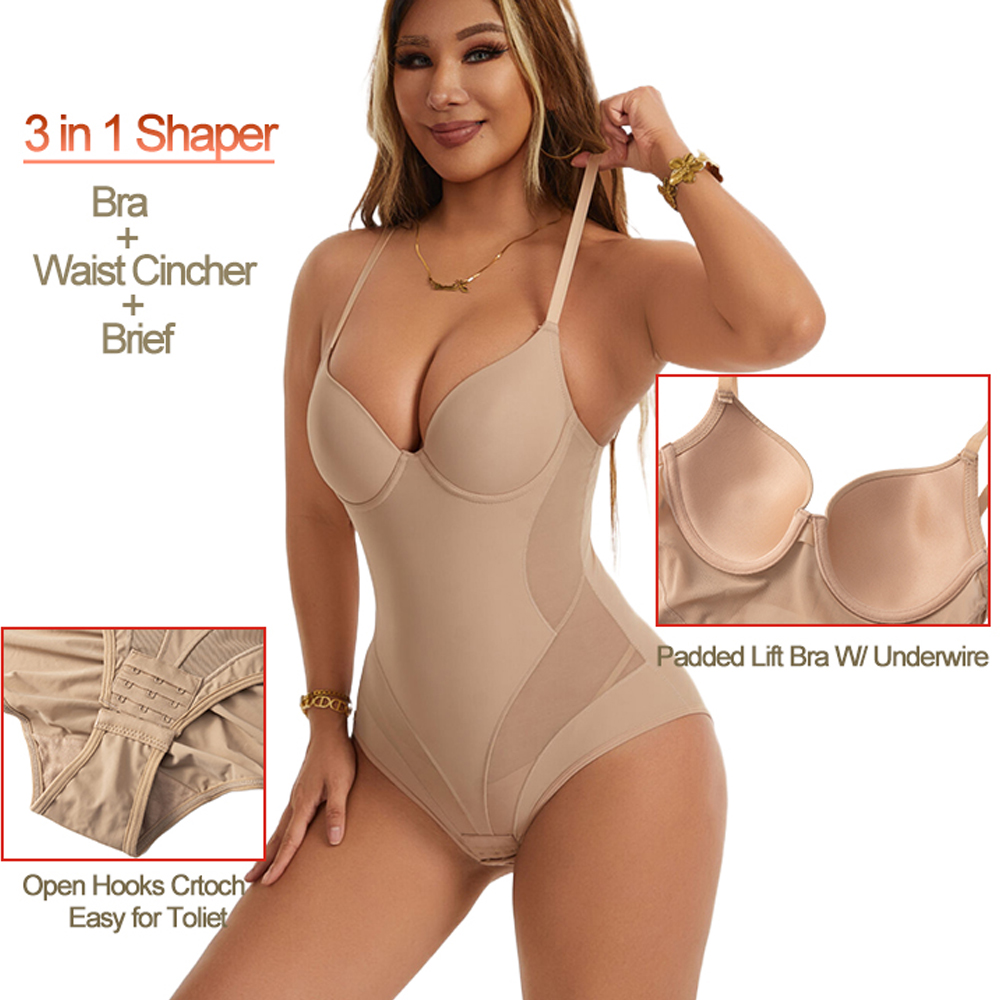 Damskie bezszwowe body kompres – Shapewear Bodysuit Firm recenzja i cena