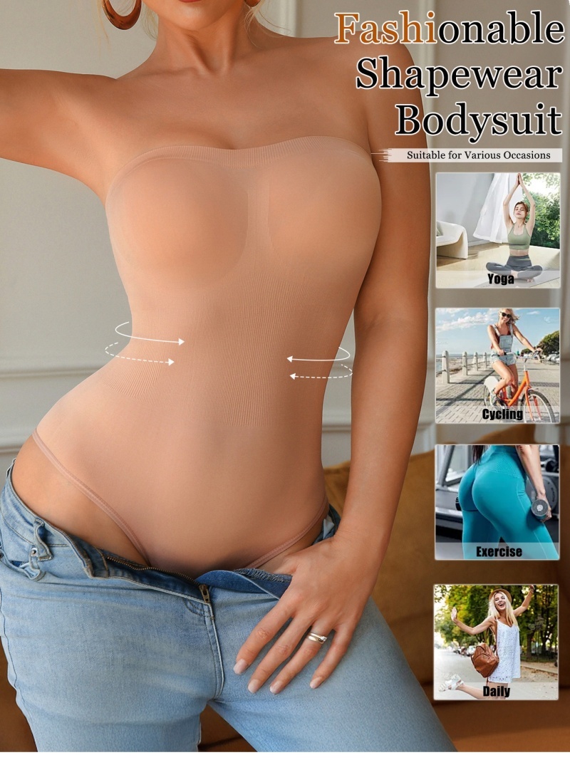 Bezszwowe, bezramiączkowe body – Shapewear Bodysuit Firm recenzja i cena